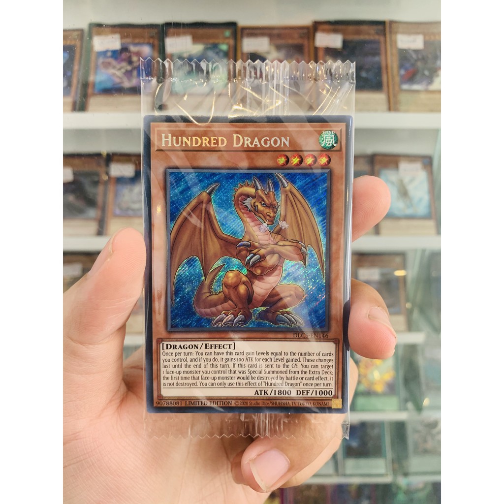 Thẻ Bài Lẻ YugiOh! Mã DLCS-EN146 - Hundred Dragon - Secret Rare - 1st Edition