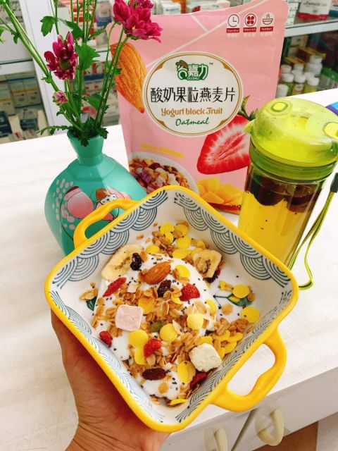 Túi 500g Ngũ cốc sữa chua hoa quả yến mạch | BigBuy360 - bigbuy360.vn