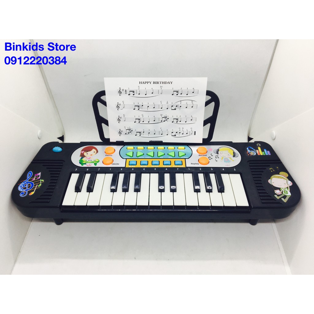 Đàn Organ 25 Phím Kèm Mic Hát Cho Bé