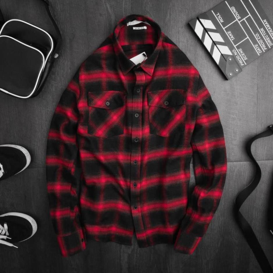 Áo SƠ MI KẺ DẠ Nam, Chất Dày Dặn, Bụi Bặm, Phong Cách | BigBuy360 - bigbuy360.vn