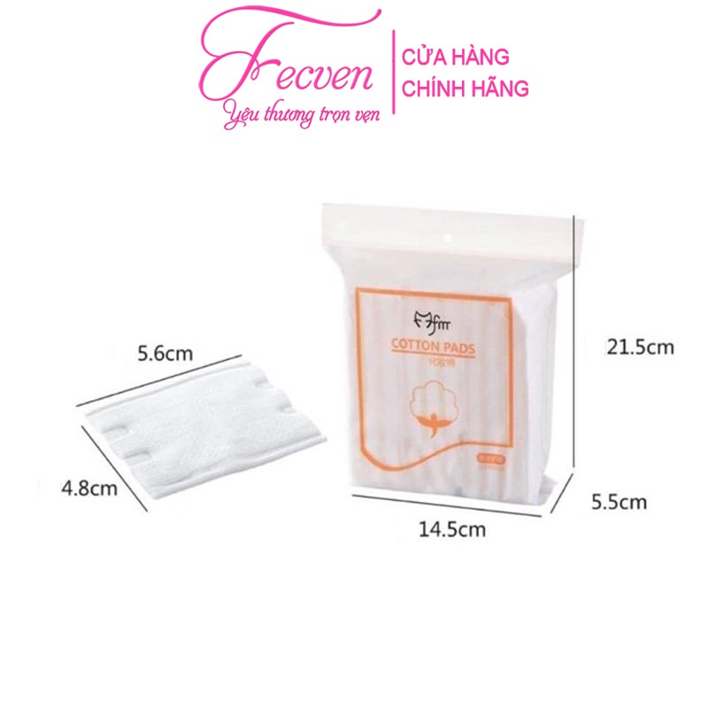 Bông Tẩy Trang 222 Miếng Cotton Pads 3 Lớp Cotton Mềm Mịn Giúp Tẩy Trang Sạch -Lau Sạch Bã Nhờn Bụi - Bẩn Trên Da FECVEN | BigBuy360 - bigbuy360.vn