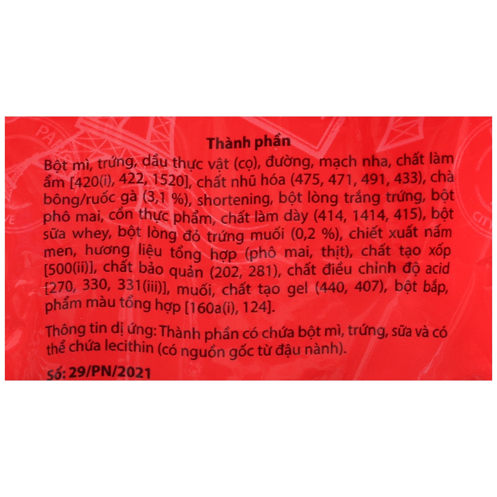 [DATE SIÊU MỚI] CHÍNH HÃNG Combo 3 Túi bánh ăn sáng sợi thịt gà kim sa - Otto 101.5g