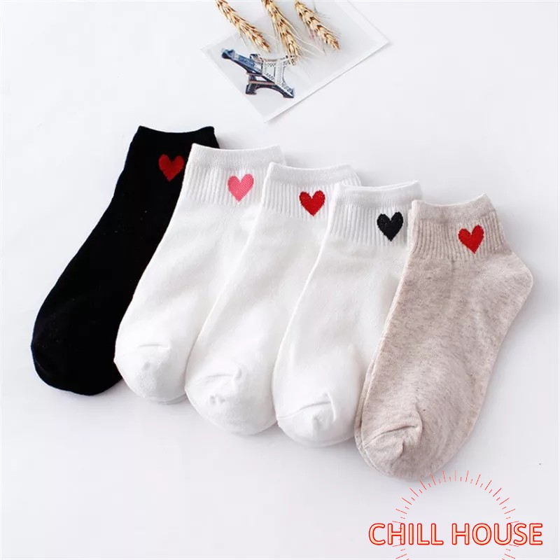 Combo 10 đôi tất tim hot hit T755 - CHILLHOUSE
