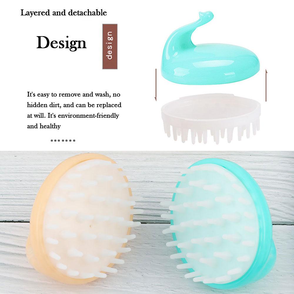 Dụng Cụ Gội Đầu Bằng Silicone Hình Con Công Tiện Dụng