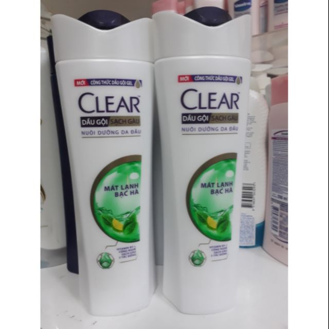 Dầu gội clear bạc hà 370g