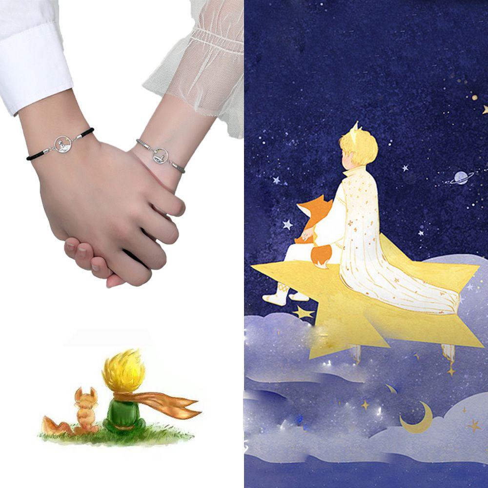 PATH Vòng Tay Dây Bện Mặt Hoàng Tử Bé Quà Tặng Valentine