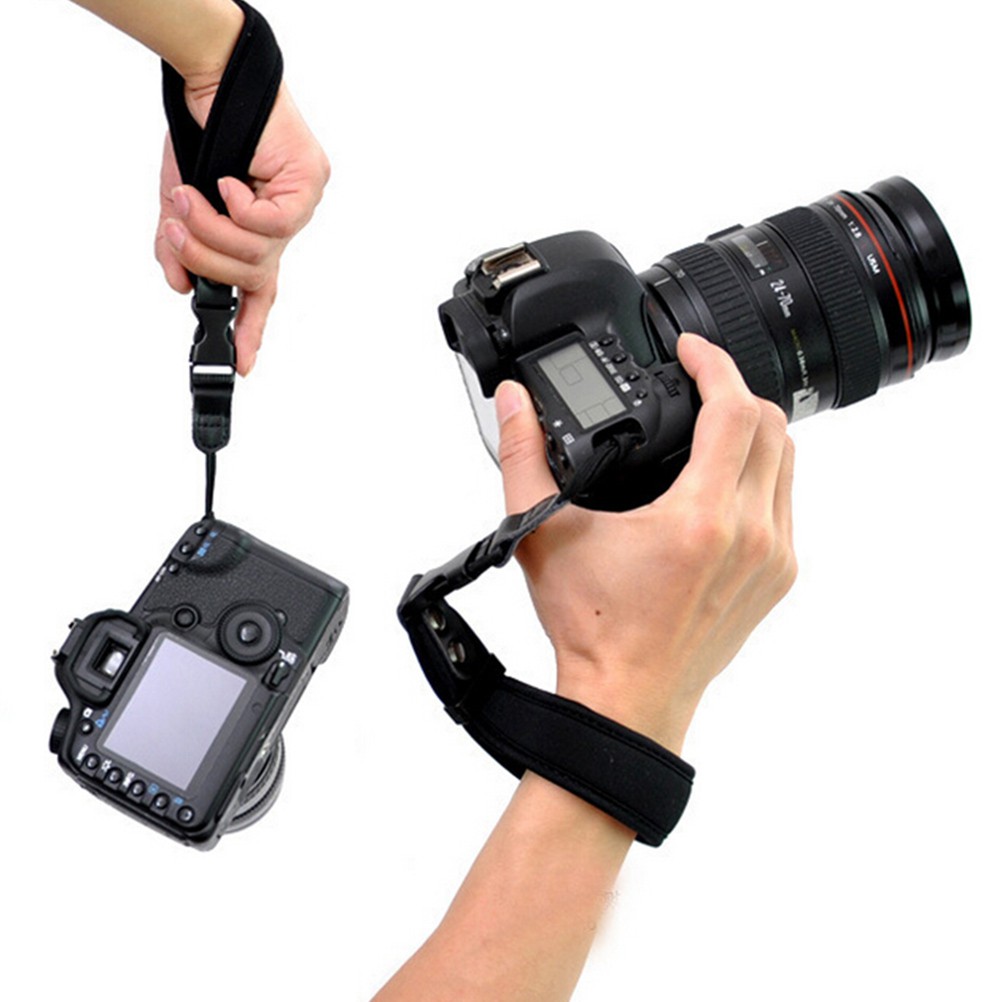 Hand strap dây đeo cổ tay mút đệm êm ái thao tác nhanh cho máy ảnh