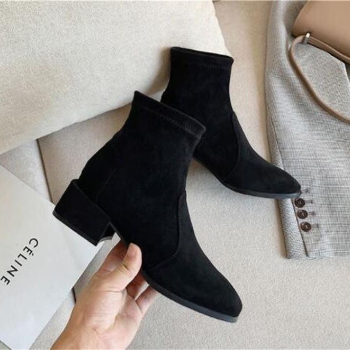 Giày bốt cao gót thời trang thu đông 2020 cá tính cho nữ