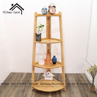 ☀️FREESHIP - RẺ VÔ ĐỊCH☀️ Kệ góc - Kệ để đồ trang trí chữ A tiện lợi đa năng - Gỗ cao su tự nhiên chắc chắn bền đẹp