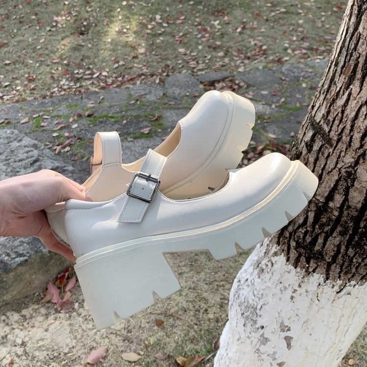 giày Oxford cao gót mũi vuông thời trang hàn quốc 5692 | BigBuy360 - bigbuy360.vn