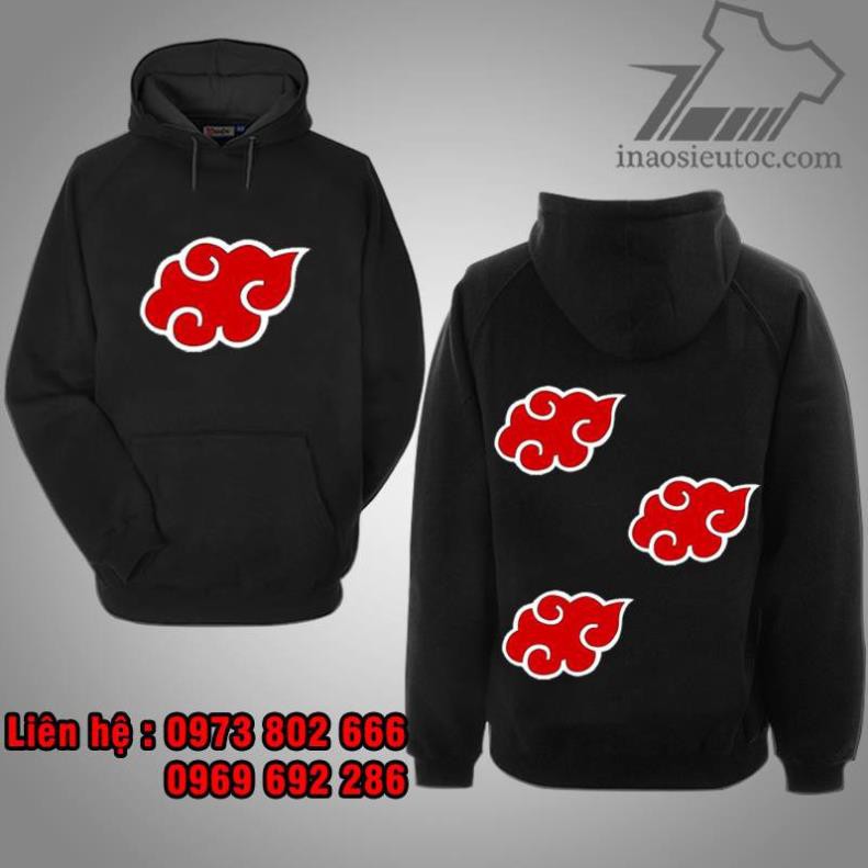 [ BÁN CHẠY ] ÁO khoác áo hoodie Naruto Akatsuki cực HOT khuyến mại khủng giá rẻ dẹp /uy tín chất lượng