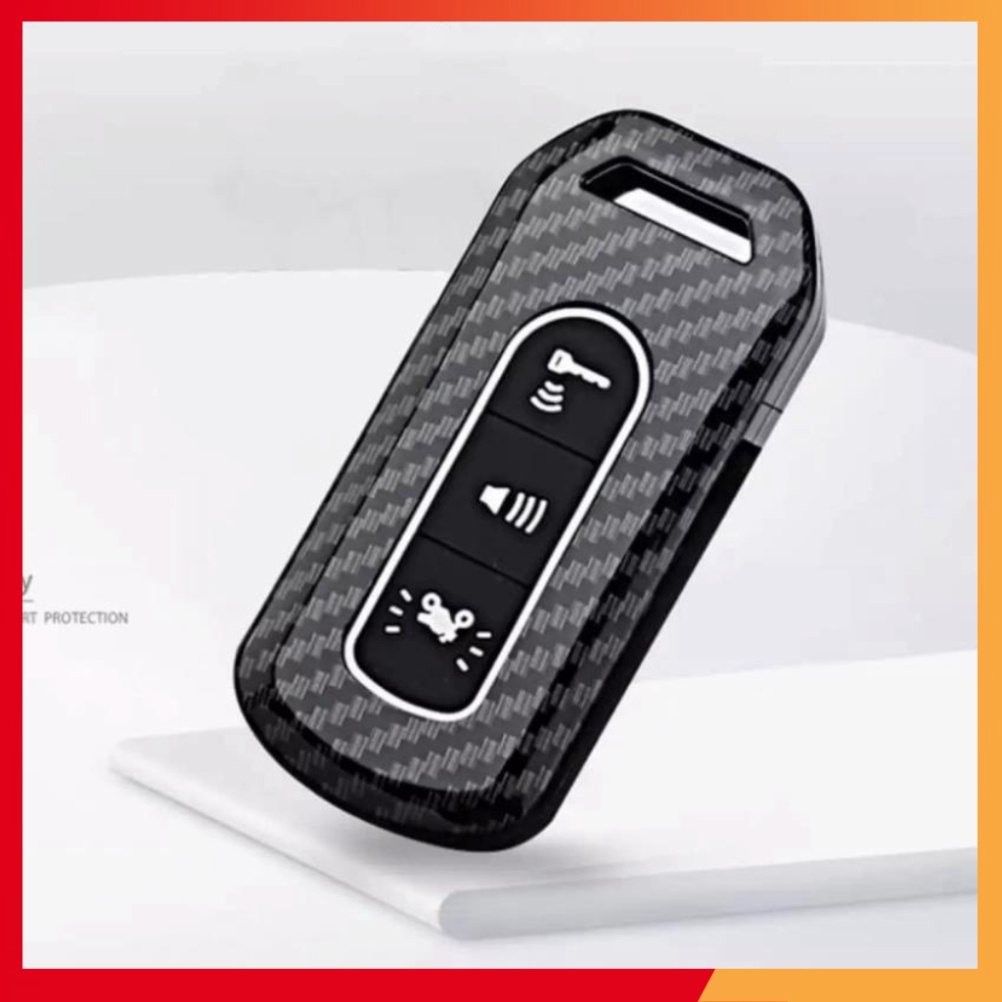 Bọc Chìa Khóa Smartkey SH và Sh mode ( 3 nút ) Ốp Carbon (Ảnh sp thật)