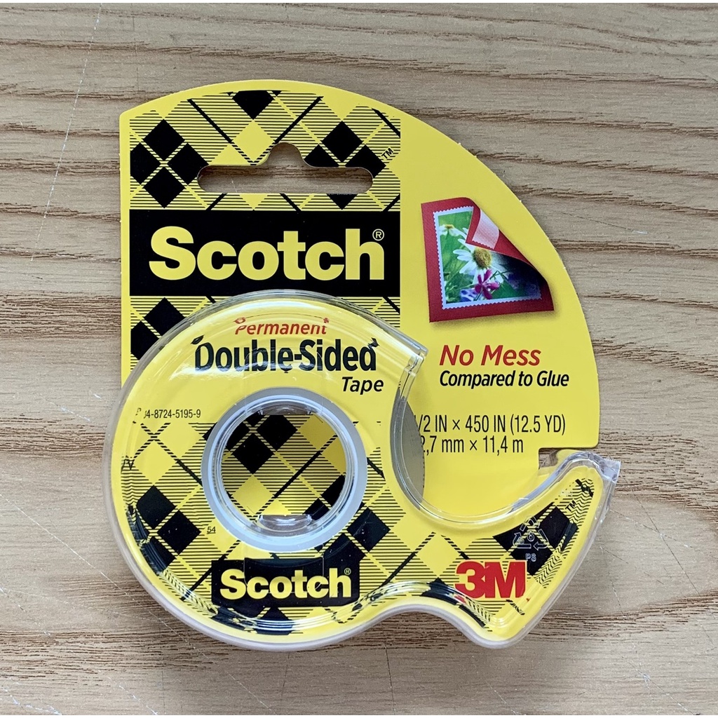 Băng dính 2 mặt trong suốt 3M 137 kích thước 12.7mm x 11.4m
