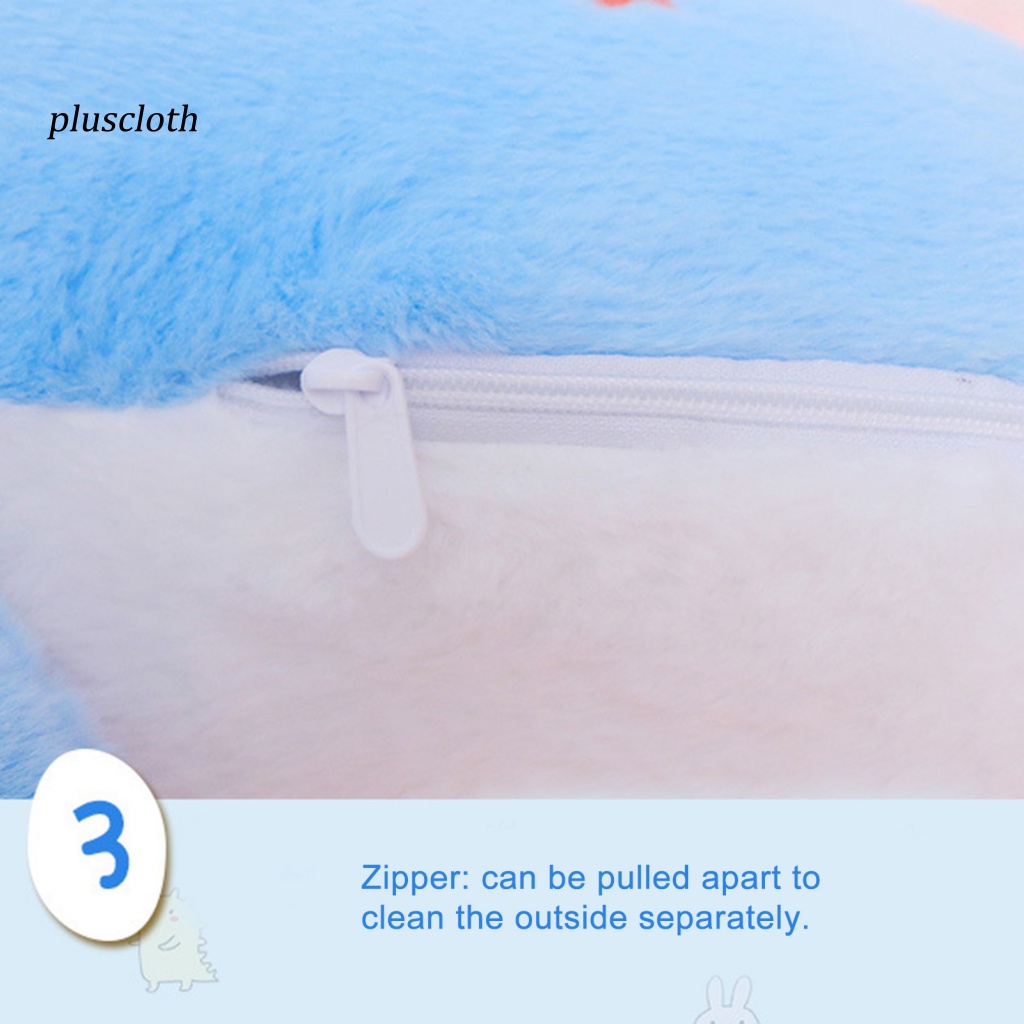 Cá Voi Nhồi Bông Mềm Có Khóa Kéo Dễ Thương Cho Bé