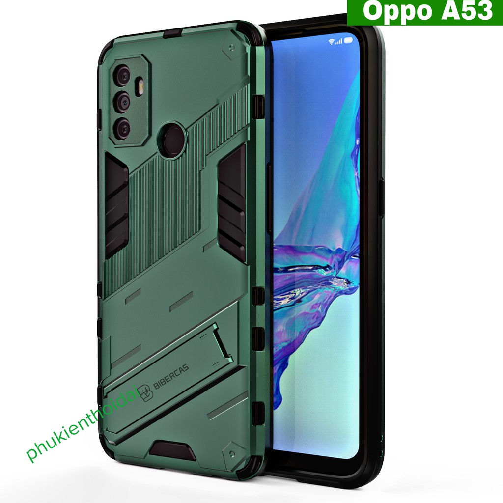 Ốp lưng Oppo A53 Iron Man Ver 2 chống sốc giá đỡ cao cấp