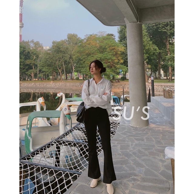 Quần mì Hàn ống loe Q398 SUSTORE | BigBuy360 - bigbuy360.vn