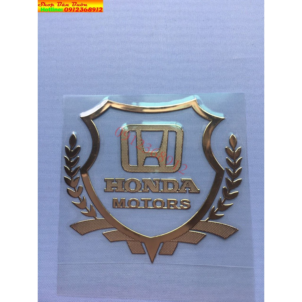 Tem honda hàng cao cấp logo giá 1 chiếc( tem dẻo)