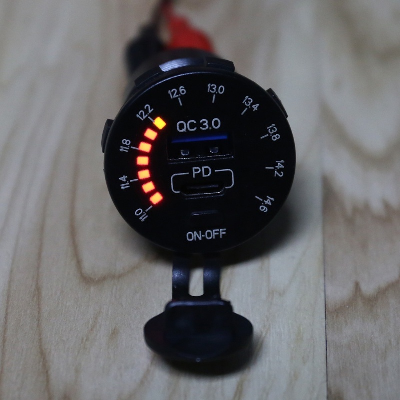 Cục Sạc Nhanh Với Cổng USB Kép 18W Cho Xe Hơi