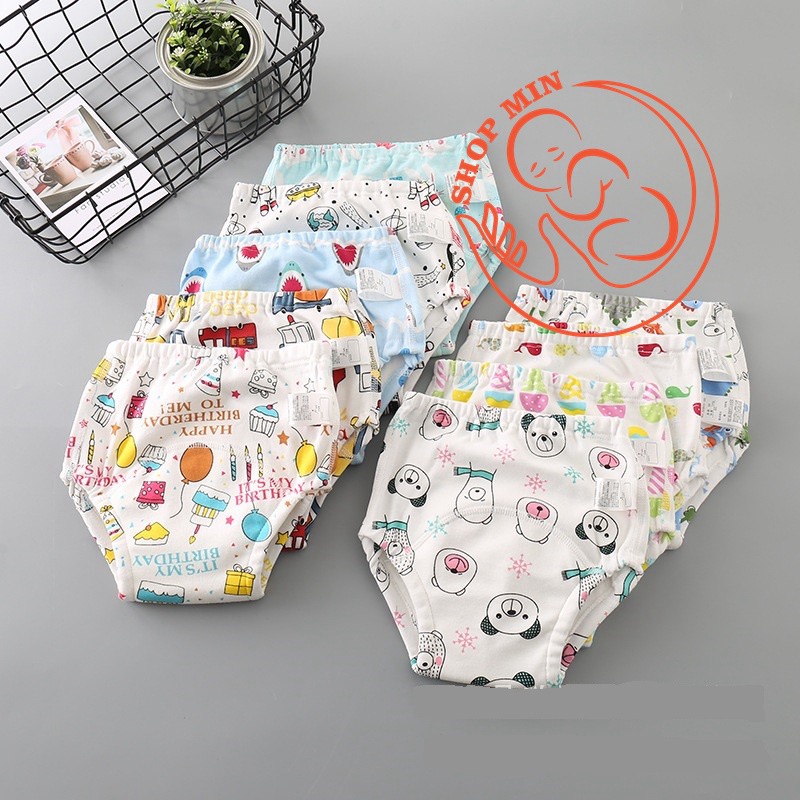 Combo 10 Tã Quần bỏ bỉm I Love 6-8 lớp hàng Nhật cho bé 6-17kg size 80,90,100,110