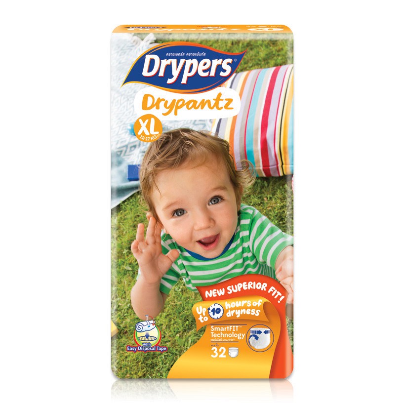 Tã bỉm quần Drypers Drypantz size XL3, XL10 (12-17kg)