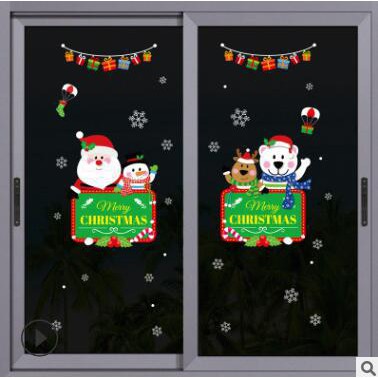 Decal dán tường hoặc kính GIÁNG SINH - NOEL - MERRY CHRISTMAS 01 | BigBuy360 - bigbuy360.vn