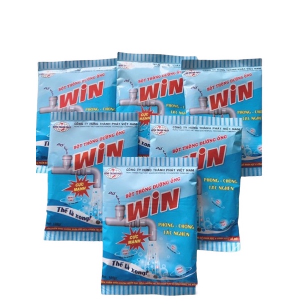 Bột Thông Tắc Cống Cực Mạnh WIN, CỰC MẠNH WIN.Thông Tắc  Đường Ống, Bồn Rửa Mặt, BỒN CẦU