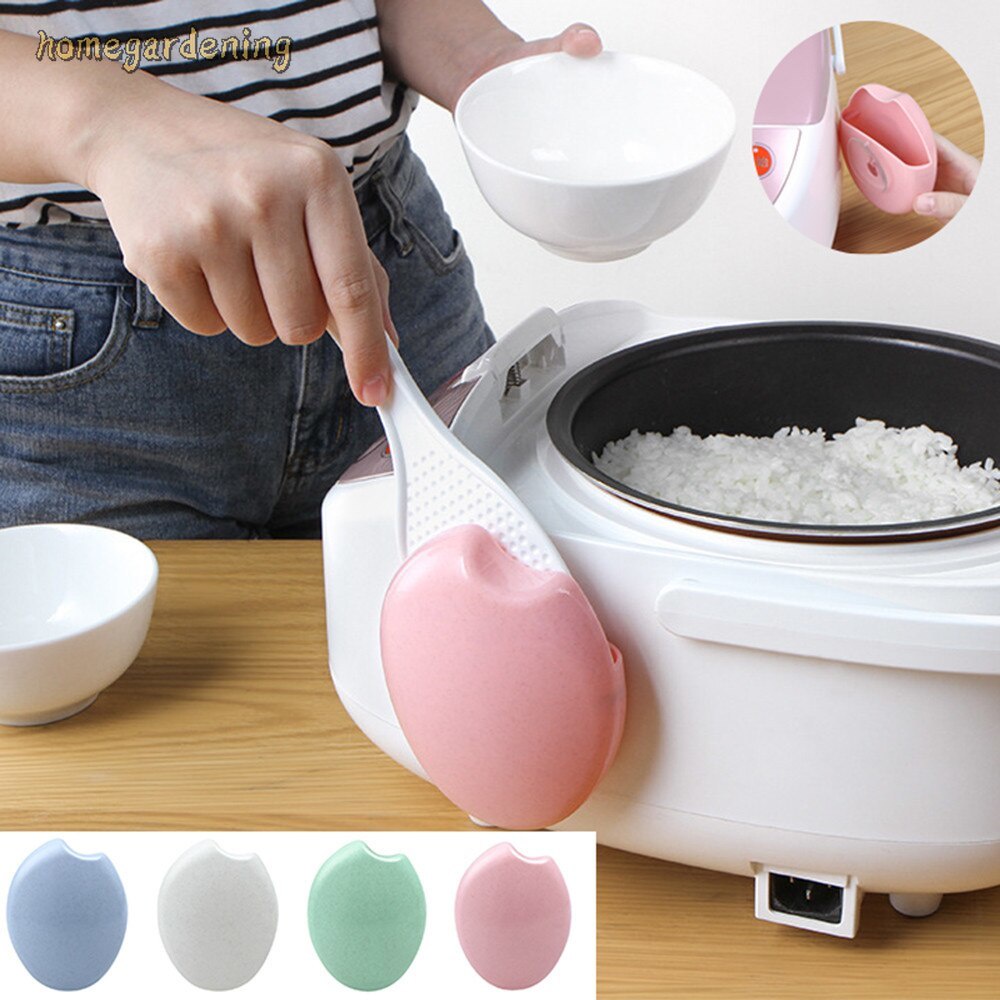 Giá Treo Muỗng Xới Cơm Gắn Nồi Cơm Điện Tiện Lợi