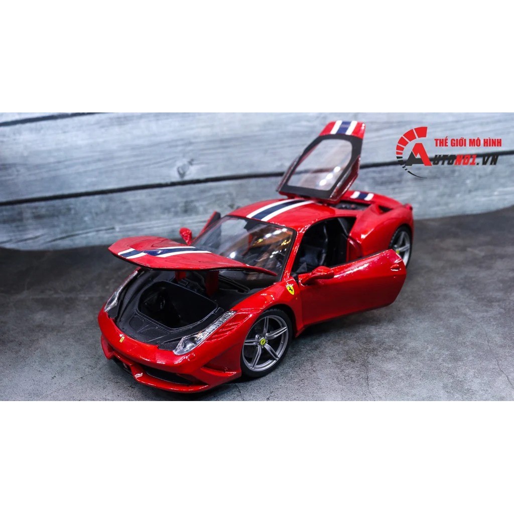 MÔ HÌNH XE FERRARI 458 SPECIAL RED 1:18 1308 BBURAGO