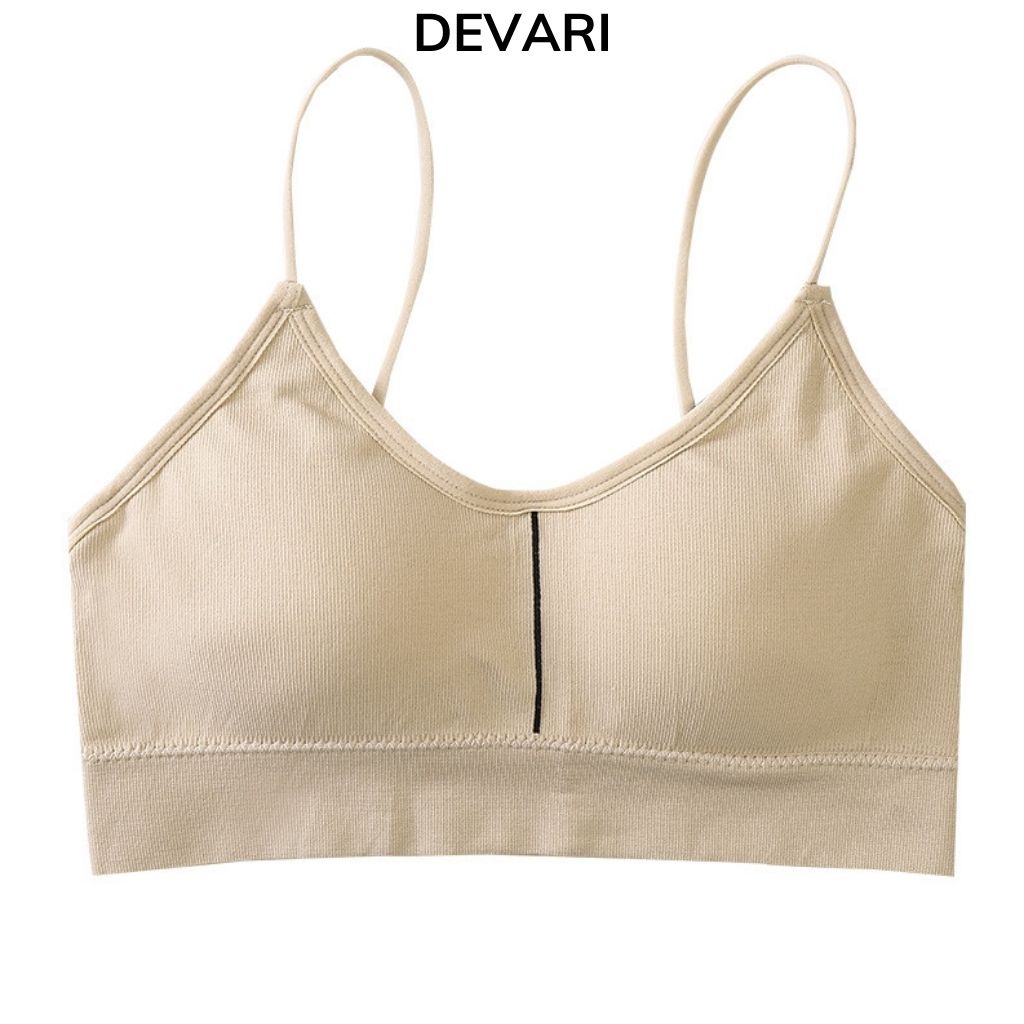 Áo bra nữ tập gym 2 dây mảnh quyến rũ DEVARI B7704