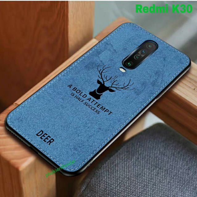 Ốp lưng Redmi K30 / K30 5G / K30 Pro / K40 / Poco F2 Pro / K50 Gaming / K60 / K60 Pro chống sốc vải đầu hươu cao cấp