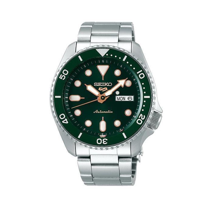 Đồng hồ nam chính hãng Seiko 5 Sport Automatic Green SRPD63K1- Máy cơ - Kính cứng