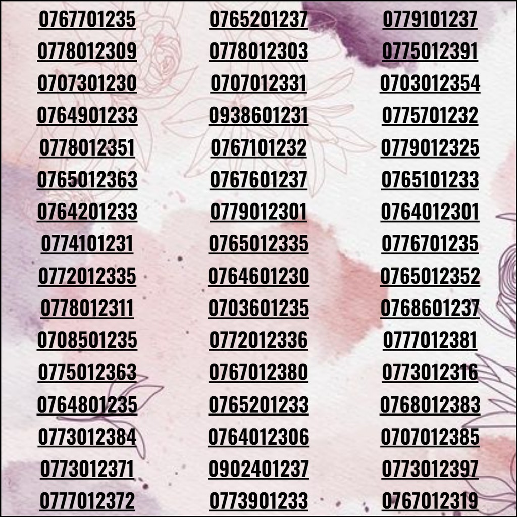 Kho số đẹp miền nam