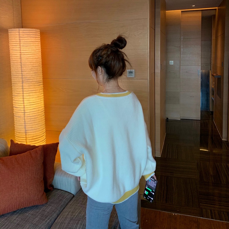 Áo khoác cardigan NZN cổ chữ V thêu họa tiết gấu hoạt hình thời trang Hàn Quốc dành cho nữ