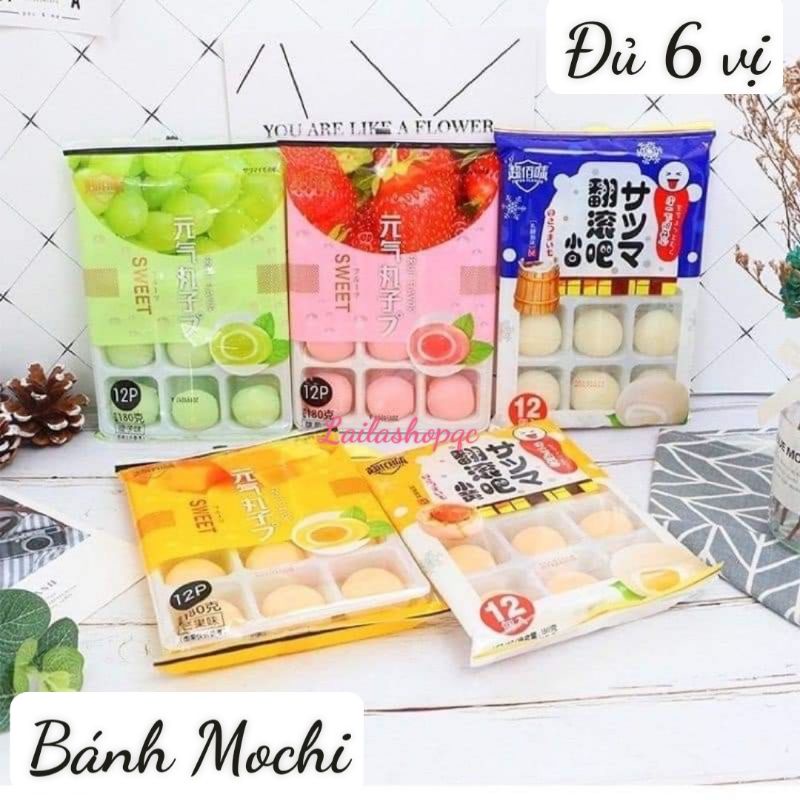 Bánh Mochi Kem Lạnh Vị Hoa Quả Gói 180gr