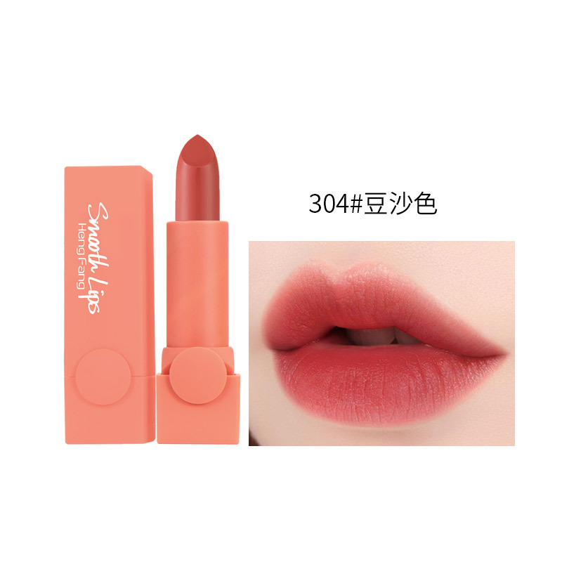 Son thỏi lì Hengfang không thấm nước nhung mịn chất lượng cao mềm môi Soft Fog Mattle Lipstick