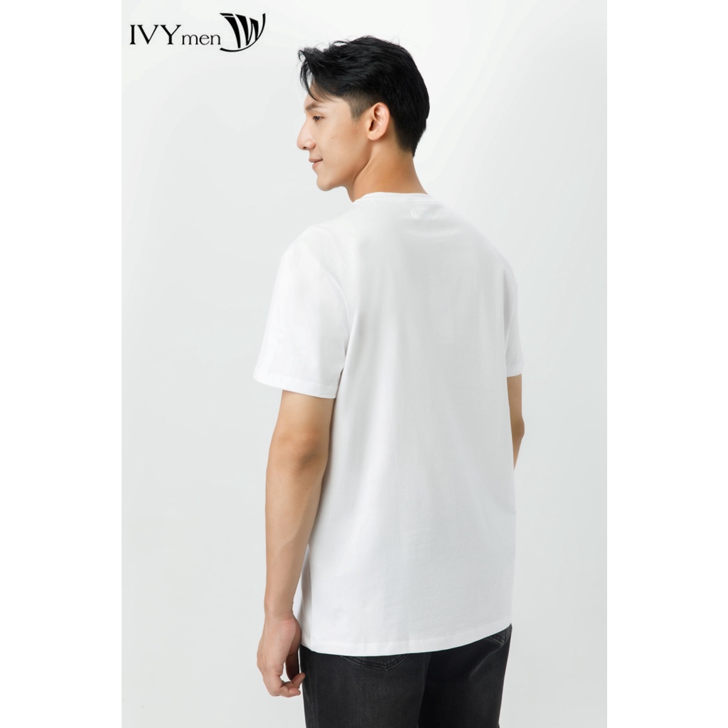 Áo thun nam in chữ Positive IVY moda MS 57E3379