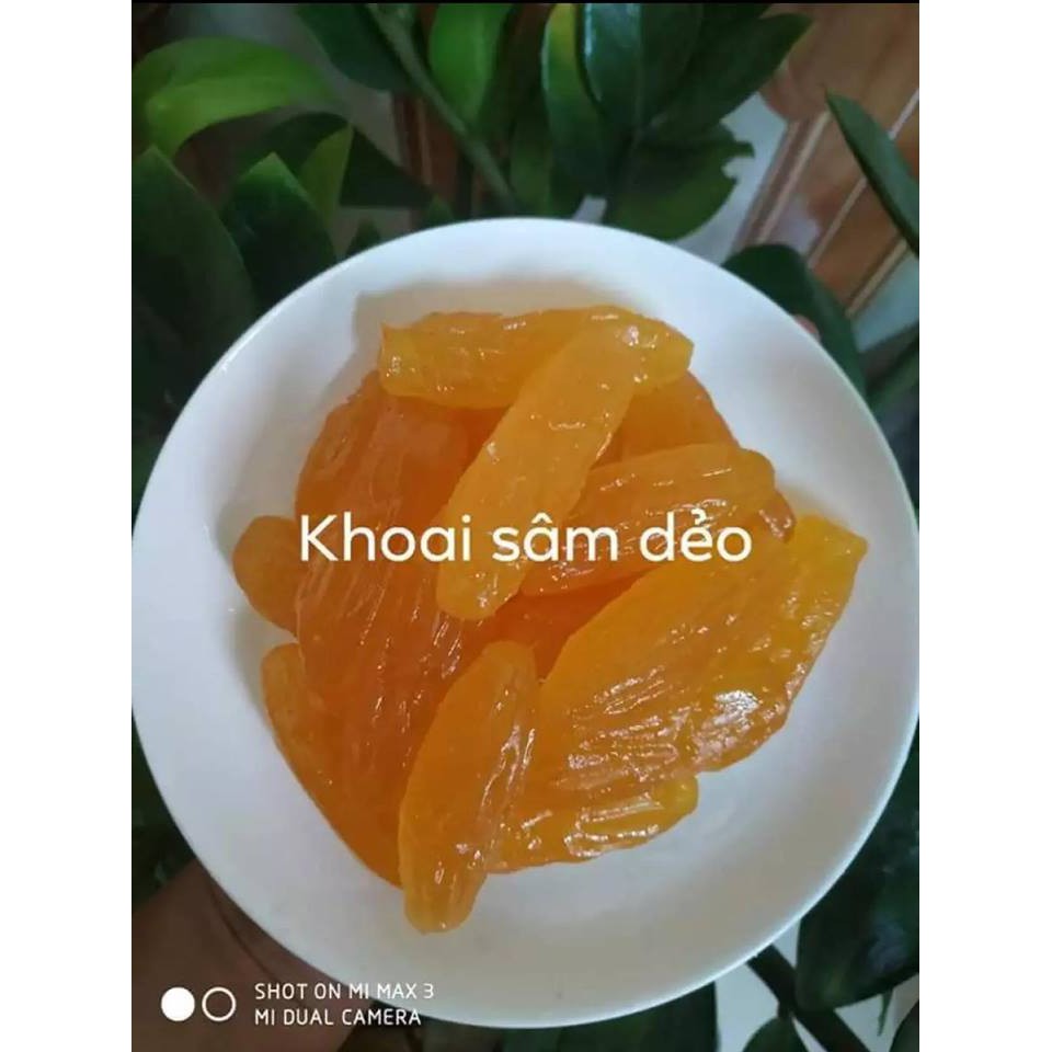 Hộp 500gr khoai lang sâm sấy dẻo ngọt NATURE FOOD