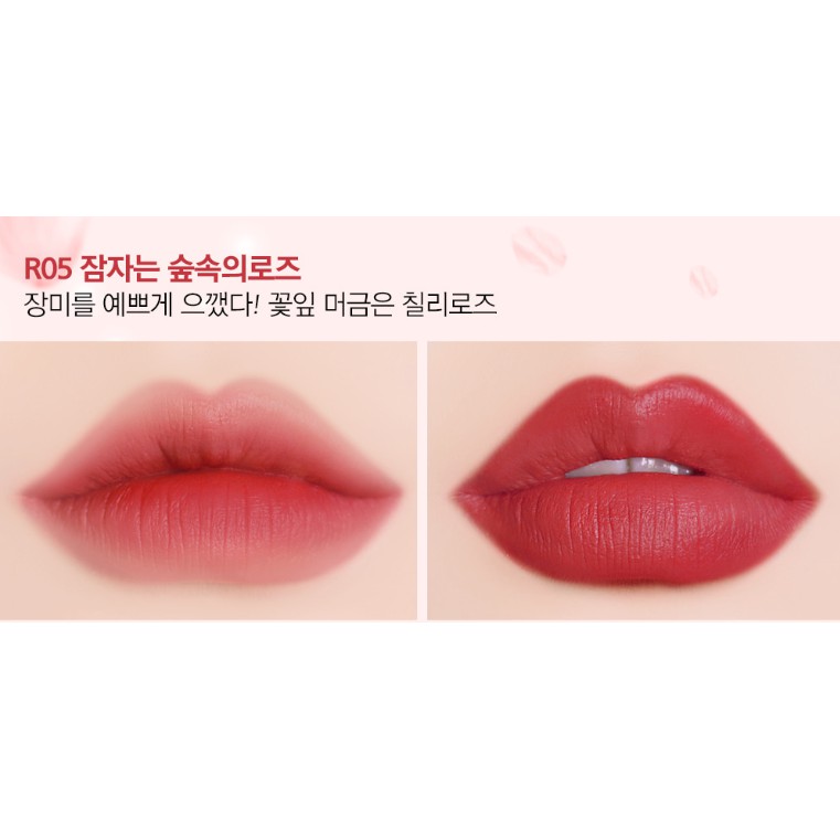 (Tặng kèm 1 mặt nạ Trung) Son thỏi Black Rouge Rose Velvet Lipstick