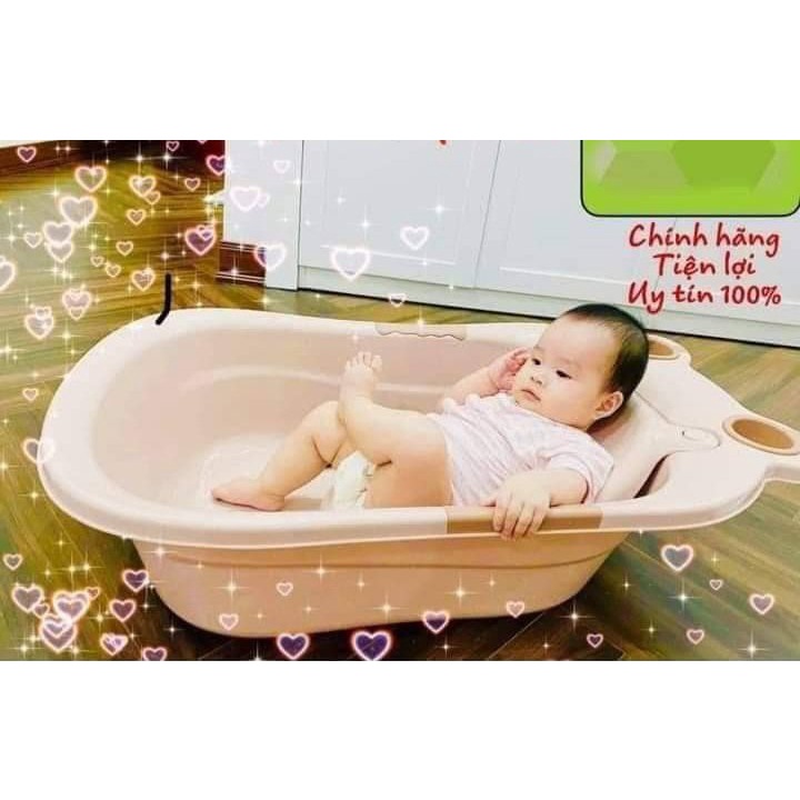 Chậu tắm cho bé hình chú ếch 🎋FREE SHIP🎋 Thau tắm cho bé nhựa Việt Nhật, Kiến Baby Store