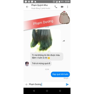 Thuốc nhuộm tóc XANH RÊU
