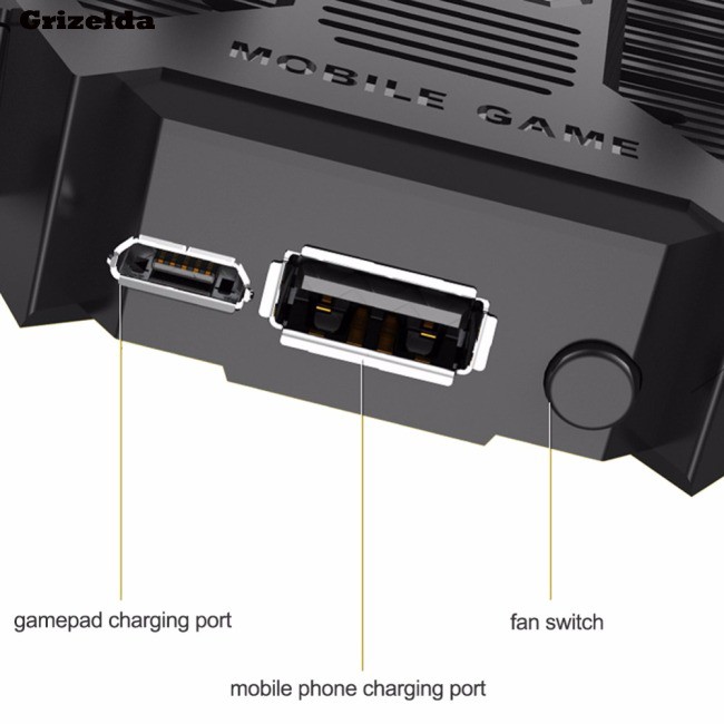 AK77 Mobile Phone Gamepad Transmitter Handle for PUBG Mobile Game Controller Trigger Joystick Gamepad