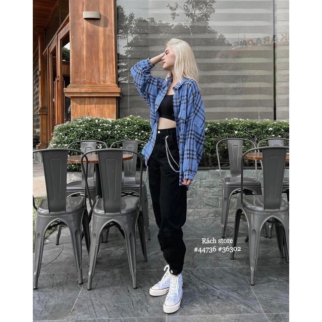 Quần jogger - 570 - nút cài lai - kéo khoá