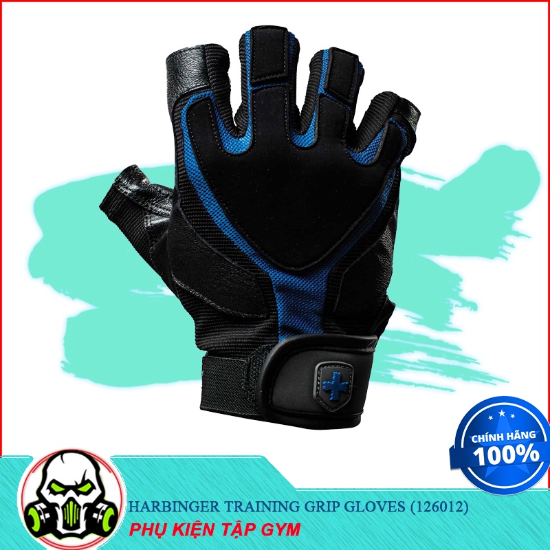 Găng Tay Tập Gym HARBINGER TRAINING GRIP GLOVES (126012)