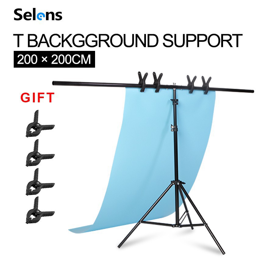 Selens Phông Nền Bằng Nhựa PVC Kích Thước 200X200cm Đứng