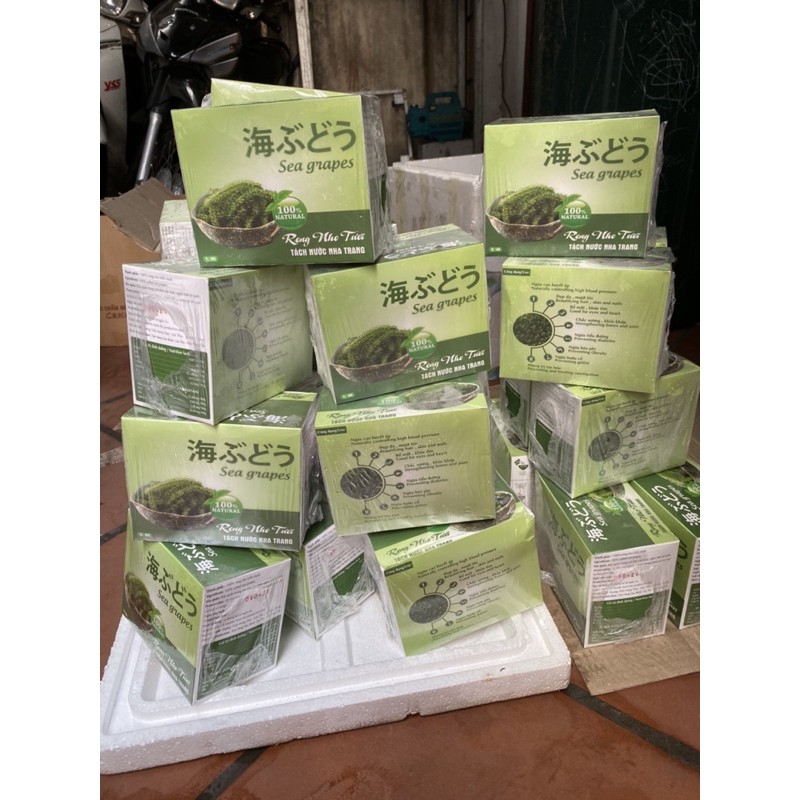 1kg chia 10 bịch rong nho tách nước thượng hạng đạt tiêu chuẩn xuất khẩu