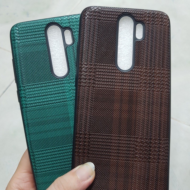 Ốp Xiaomi Redmi Note 8pro dẻo kiểu giả vải thời trang