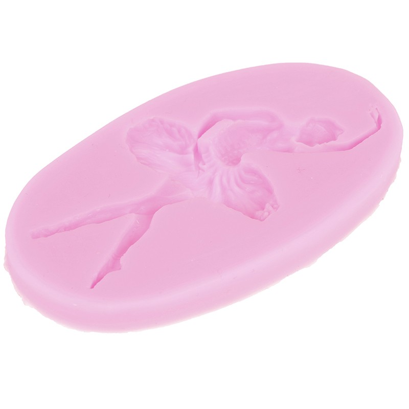 Khuôn Silicone Tạo Hình Vũ Công Ballet Trang Trí Bánh