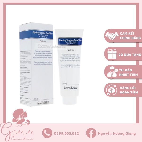 Kem nẻ chàm Dexeryl Glycerol Vaseline 250g - Guu