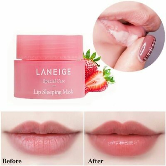 [CÓ SẴN - BERRY 3g] Mặt Nạ Ngủ Cho Môi Laneige Lip Sleeping Mask Môi Tẩy Da Chết TBC Môi Minisize Mini Son Dưỡng Môi