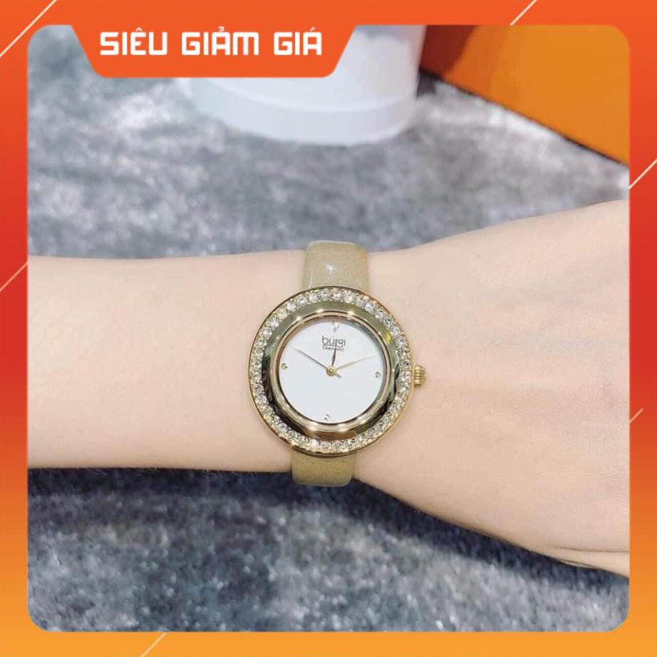 Đồng hồ nữ BURGI BUR265 viền đá Full Box ⚜️Hàng Authentic⚜️